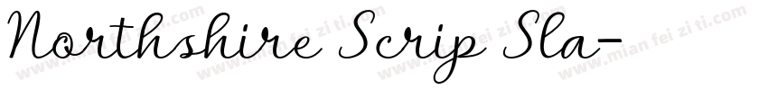 Northshire Scrip Sla字体转换